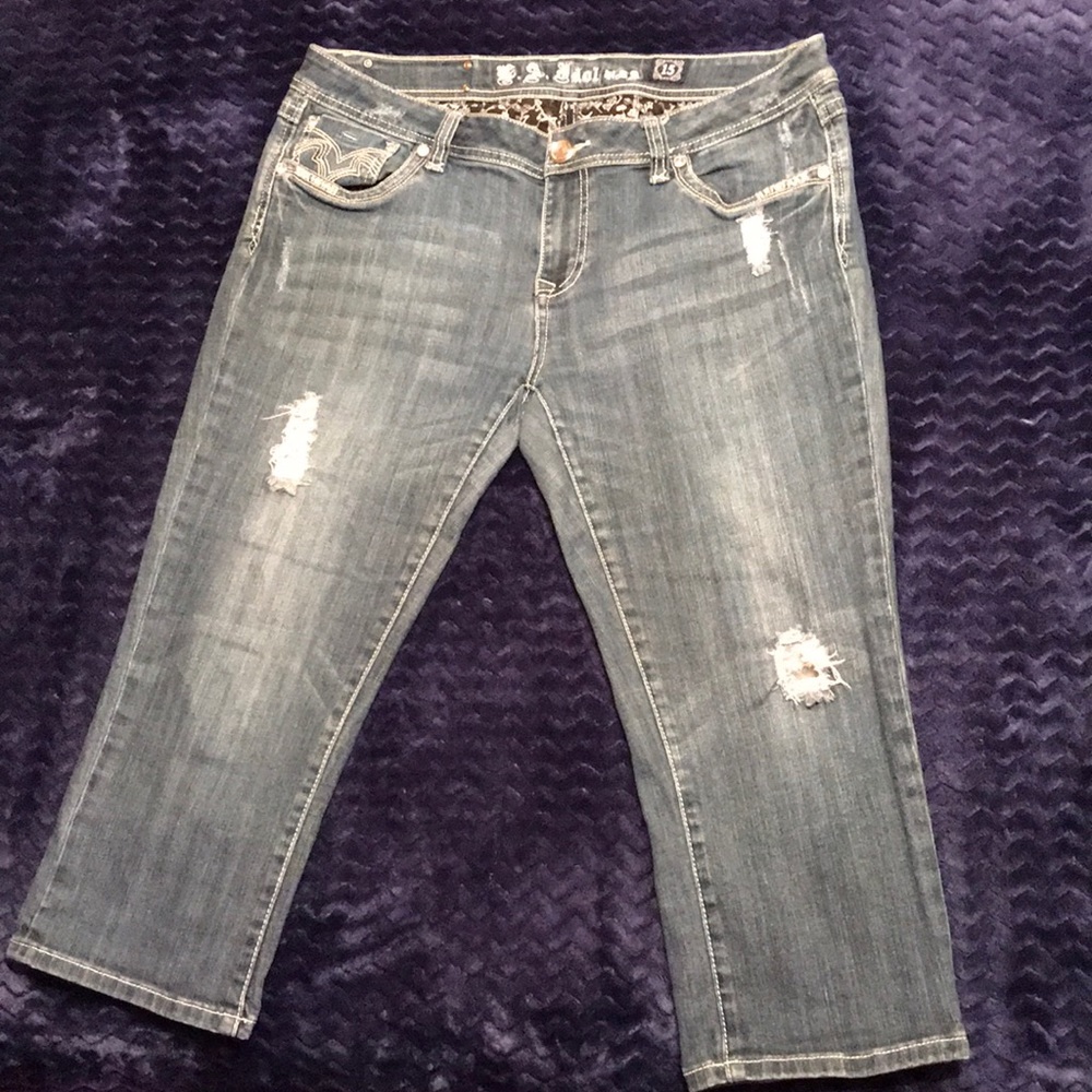 Denim Capris